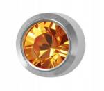 Kolczyki Topaz w srebrnej oprawie - Studex System Plus