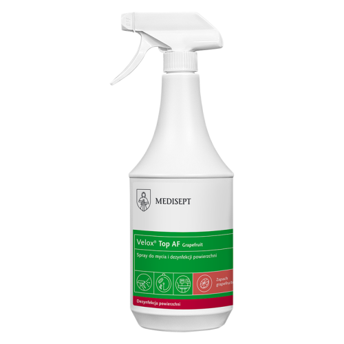 VELOX  SPRAY GRAPEFRUIT PŁYN DO DEZYNFEKCJI POWIERZCHNI 1 LITR 