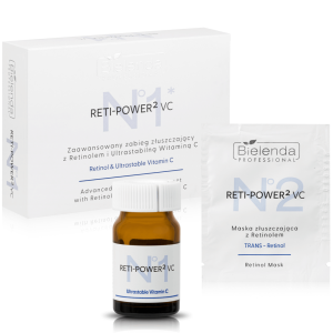 Bielenda Reti-Power VC - zabieg złuszczający z retinolem i witaminą C - SET NA 5 ZABIEGÓW