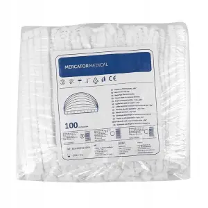 Czepki jednorazowe z włókniny 100 sztuk