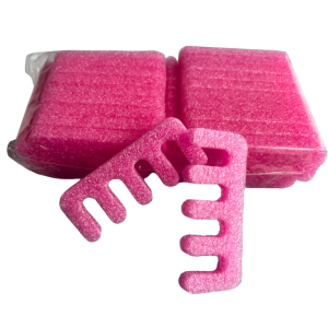 Separatory piankowe do pedicure różowe - 20 par (40 sztuk)
