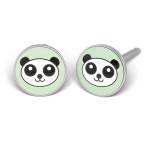 Kolczyki Miś Panda - Studex System 75