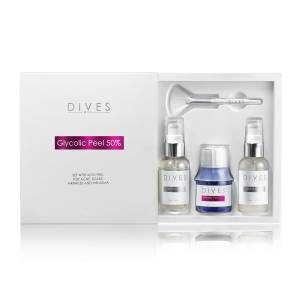 DIVES med. - Glycolic Peel Zestaw peelingujący glikolowy 50% 50ml