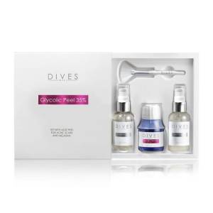 DIVES med. - Glycolic Peel Zestaw peelingujący glikolowy 35% 50ml