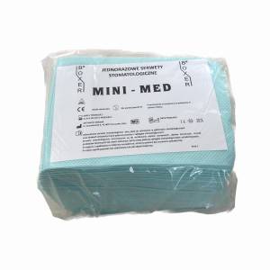 SERWETA PODFOLIOWANA SKŁADANA ZIELONA 33x48cm 50szt