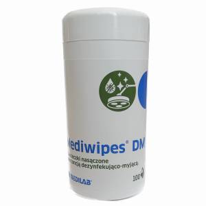 Mediwipes DM chusteczki dezynfekujące w tubie 100 szt - Medilab