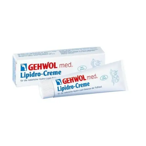 LIPIDRO-CREME krem silnie nawilżający do suchych i wrażliwych stóp 75 ml -Gehwol - data 01.2027r.