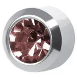 Kolczyki Aleksandryt w srebrnej oprawie - Studex System Plus