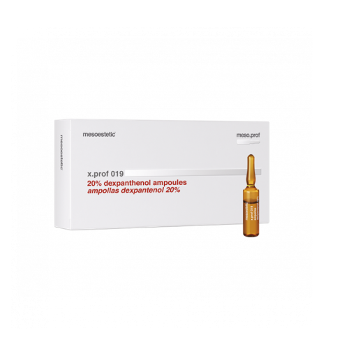 X. PROF 019 20% DEKSAPANTENOL (20% DEXPANTHENOLAMPOULES) 1 x 5 ml - MESOESTETIC (1)