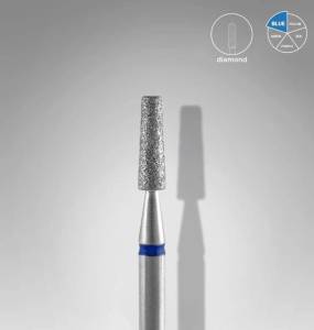 STALEKS  Frez diamentowy ścięty stożek niebieski EXPERT średnica 2,5 mm / część robocza 8 mm