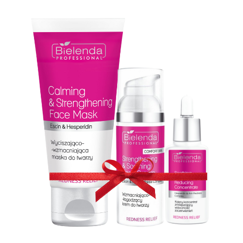 Zestaw Bielenda - krem + serum + maseczka Redness Relief