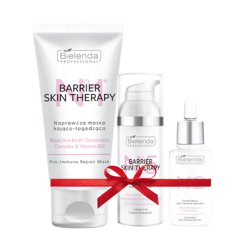 Zestaw Bielenda - krem + serum + maseczka Barrier Skin Therapy