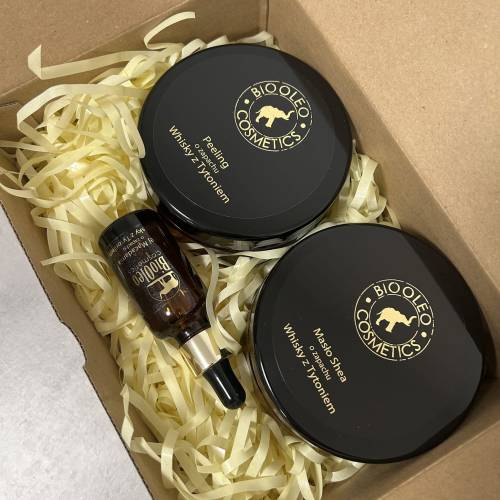 Zestaw BioOleo - WHISKY Z TYTONIEM - olej + peeling + masło