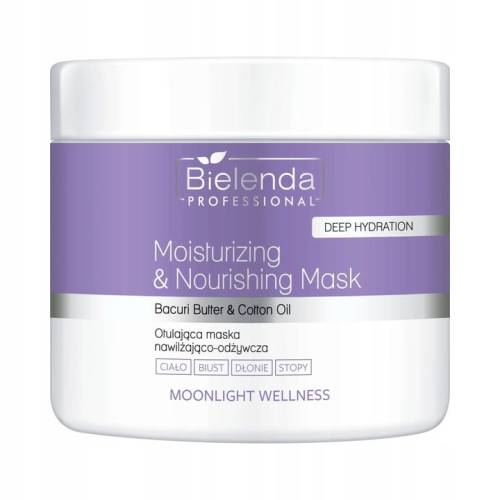 MOONLIGHT WELLNESS Otulająca maska nawilżająco-odżywcza 600g  - Bielenda