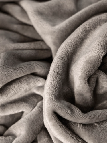 Pluszowy pokrowiec na fotel kosmetyczny - truflowy 90x210cm 