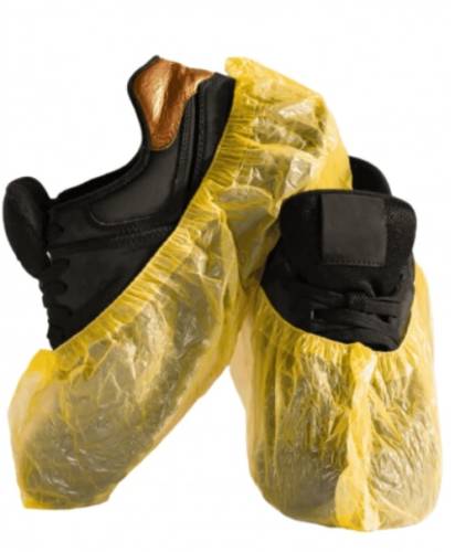 Ochraniacze na buty żółte 100 szt. 