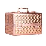 Kuferek kosmetyczny na lakiery ROSE GOLD