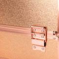 Kuferek kosmetyczny na lakiery ROSE GOLD