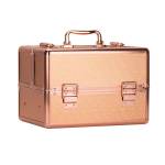 Kuferek kosmetyczny na lakiery ROSE GOLD