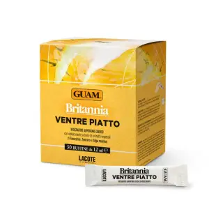 Guam Britannia Ventre Piatto - Suplement diety na płaski brzuch 30x12ml  | TERMIN: 10.2026