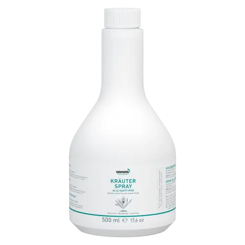 KRÄUTER SPRAY ziołowy spray do stóp z mocznikiem 500 ml - Gehwol | TERMIN: 12.2026r.