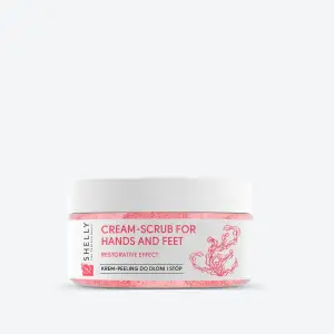 SHELLY Odbudowujący krem-peeling do dłoni i stóp 350g