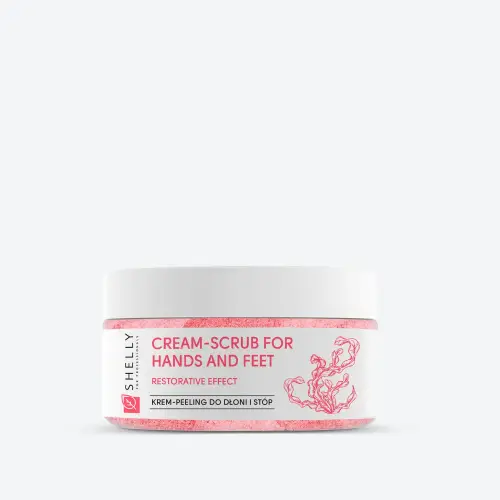 SHELLY Odbudowujący krem-peeling do dłoni i stóp 350g