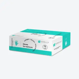 SHELLY Zestaw rękawiczek do manicure 25 par x 30g