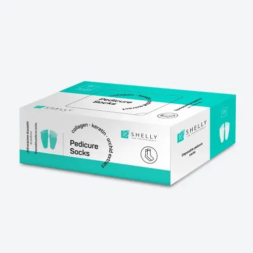 SHELLY Zestaw skarpetek do pedicure 25 par x 40g
