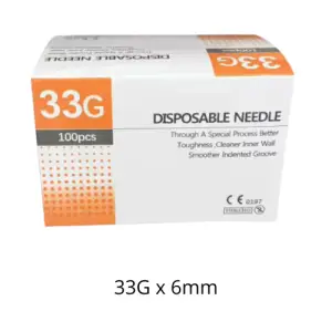 Igły do mezoterapii igłowej 33G x 6mm 10 sztuk