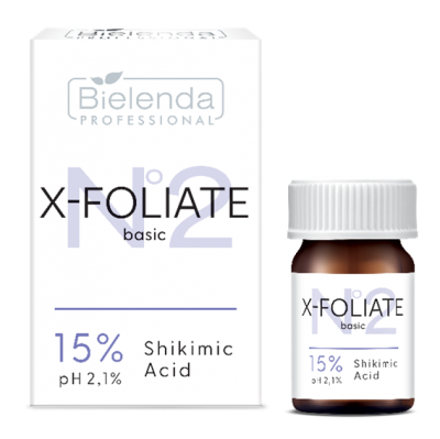X-FOLIATE BASIC KWAS SZIKIMOWY 15% 5ml - BIELENDA PROFESSIONAL | TERMIN: 10.2026r.