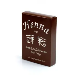 Henna Szczecińska proszkowa - Brązowa 25g | termin: 18.09.2026