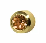 Kolczyki MINI Topaz w złotej oprawie - Studex System Plus