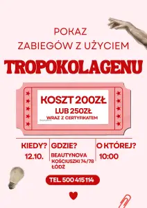 Pokaz zabiegów z użyciem tropokolagenu GUNA  – szkolenie pokazowe 12.10.2026r.