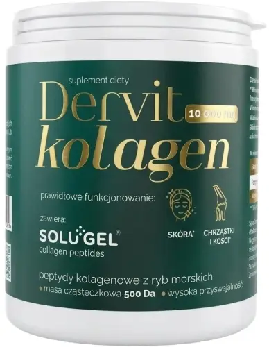 Dervit Kolagen 10 000mg PUSZKA 300g - VITADIET