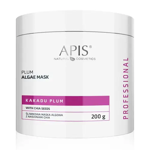 APIS KAKADU PLUM Śliwkowa maska algowa z nasionami chia 200g