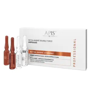 APIS RETIN-AMBRE SYNERGY Ampułki z kwasem bursztynowym 5x3ml i retinolem 5x3ml