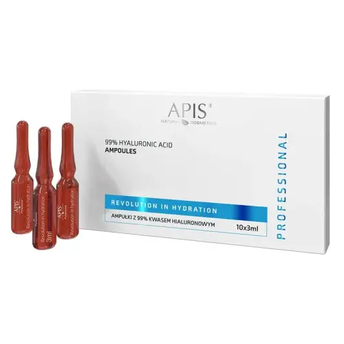APIS REVOLUTION IN HYDRATION Ampułka z 99% kwasem hialuronowym 1x3ml
