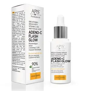 APIS ADENO-C FLASH GLOW Rozświetlające serum z witaminą C 10% i kwasem ferulowym 30ml
