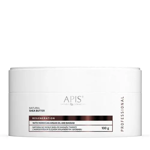 APIS Naturalne masło shea do masażu twarzy 100g
