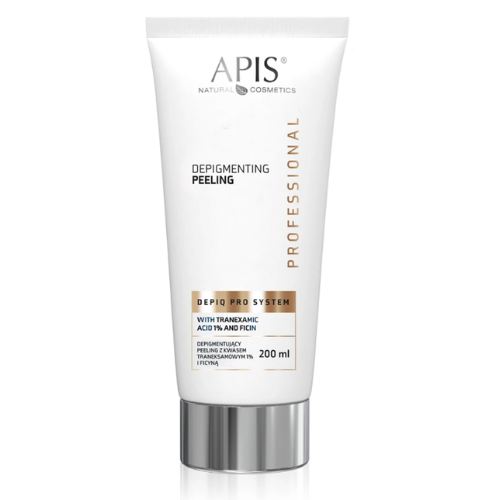 APIS DEPIQ PRO SYSTEM Depigmentujący peeling z kwasem traneksamowym i ficyną 200ml