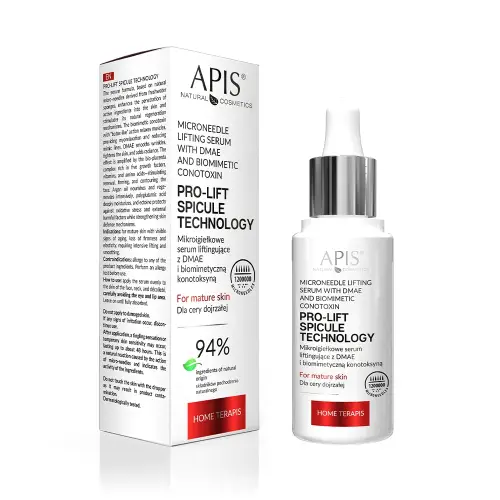APIS PRO-LIFT SPICULE TECHNOLOGY Mikroigiełkowe serum liftingujące z DMAE i konotoksyną 30ml